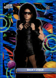2026 Becky Lynch Topps Chrome WWE Cosmic Blue Moon Refractor 69/99 #15 Monday Night Raw