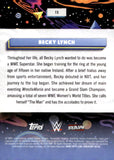 2026 Becky Lynch Topps Chrome WWE Cosmic Blue Moon Refractor 69/99 #15 Monday Night Raw