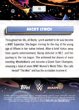 2026 Becky Lynch Topps Chrome WWE Cosmic Purple Nebula Refractor 072/150 #15 Monday Night Raw