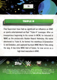 2026 Triple H Topps Chrome WWE Cosmic Blue Moon Refractor 47/99 #75 WWE Legends
