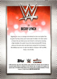 2026 Becky Lynch Topps Chrome Sapphire WWE Yellow Sapphire 01/75 #11 Monday Night Raw