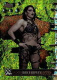 2025 Rhea Ripley Topps Chrome Cactus Jack WWE Yellow Mini Diamonds Refractor 23/75 #2 Monday Night Raw