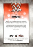 2026 Becky Lynch Topps Chrome WWE Orange Geometric Refractor 02/25 #11 Monday Night Raw
