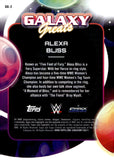 2026 Alexa Bliss Topps Chrome WWE Cosmic Galaxy Greats Gold Interstellar Refractor #GG-2 Smackdown