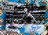 2025 Damian Priest Topps Finest WWE Auto Autograph Finest Moments Blue Checkerboard 72/75 #FMS-DMN Smackdown