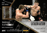 2021 Diego Sanchez Panini Select UFC Auto Autograph Octagon Action Signatures Tie Dye Prizm 19/25 #OA-DSZ