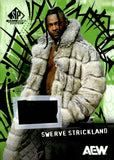2025 Swerve Strickland Upper Deck AEW SP Game Used Relic #50 AEW