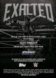 2025 Alex Shelley Topps Exalted WWE Auto Autograph Black and White Signatures #BWS-ASY Smackdown