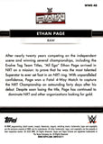 2026 Ethan Page Topps Chrome WWE National Sports Card Convention Orange Refractor 12/25 #WWE-48 Monday Night Raw