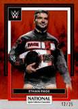 2026 Ethan Page Topps Chrome WWE National Sports Card Convention Orange Refractor 12/25 #WWE-48 Monday Night Raw