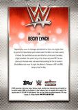 2026 Becky Lynch Topps Chrome WWE Logofractor Orange Logofractor 18/25 #11 Monday Night Raw
