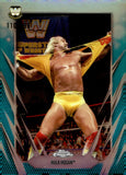 2026 Hulk Hogan Topps Chrome WWE Aqua Refractor 110/199 #25 Legends