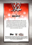 2026 Rhea Ripley Topps Chrome WWE Pink Mini Diamonds Refractor 096/250 #20 Monday Night Raw