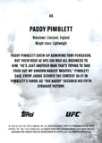 2025 Paddy Pimblett Topps Knockout UFC 078/299 #48