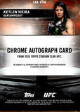 2025 Ketlen Vieira Topps Stadium Club Chrome UFC Auto Autograph #CAS-KVA