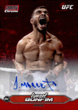 2025 Ismael Bonfim Topps Stadium Club Chrome UFC Auto Autograph Rookie Red Refractor 15/50 #CAS-IBM