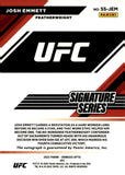 2022 Josh Emmett Panini Donruss Optic UFC Auto Autograph Signature Series #SS-JEM