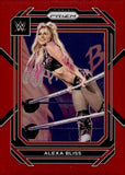 2023 Alexa Bliss Panini WWE Prizm Red Prizm 076/299 #139 Monday Night Raw