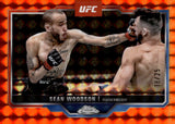 2025 Sean Woodson Topps Chrome UFC Orange Geometric Refractor 18/25 #87