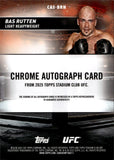 2025 Bas Rutten Topps Stadium Club Chrome UFC Auto Autograph #CAS-BRN