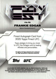 2025 Frankie Edgar Topps Finest UFC Auto Autograph #FA-FE