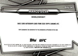 2026 Marco Silva Topps Chrome UFC Auto Autograph Rookie #BAV-MT