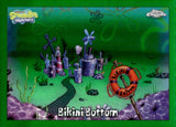 2025 SpongeBob SquarePants Topps Chrome Bikini Bottom Kelp Green Refractor #38