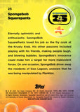2025 SpongeBob SquarePants Topps Chrome SpongeBob SquarePants #25 1