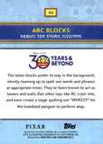 2025 ABC Blocks Toy Story 30 Years Rose Gold Foil 16/50 #44