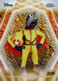 2026 Gonzo Topps Disney Neon Chrome Gold Shimmer 21/50 #CNE-191 The Muppets