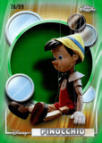 2026 Pinocchio Topps Chrome Disney Green Refractor 76/99 #95