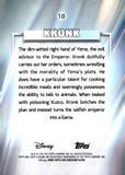 2026 Kronk Topps Chrome Disney Green Refractor 15/99 #18 Emperor's New Groove