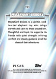 2026 Melephant Brooks Topps Chrome Disney Aqua Refractor 144/199 #191 Toy Story 4