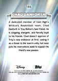 2026 Chad Danforth Topps Chrome Disney Gold Shimmer Refractor 09/50 #186 High School Musical