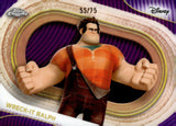 2025 Wreck-It Ralph Topps Disney Chrome Purple Refractor 55/75 #65 Wreck-It Ralph