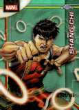 2026 Shang-Chi Topps Chrome Marvel Aqua Refractor 003/199 #150