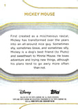 2025 Mickey Mouse Topps Disney Chrome #1