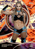 2026 Charlotte Flair Topps Universe WWE Orange Warp 06/25 #60 Smackdown