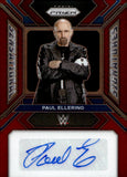 2024 Paul Ellering Panini Prizm WWE Auto Autograph Sensational Signatures Red Prizm 82/99 #SS-PEL Smackdown