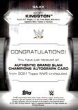 2021 Kofi Kingston Topps WWE Undisputed Auto Autograph Purple 35/99 #GA-KK Smackdown