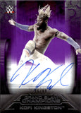 2021 Kofi Kingston Topps WWE Undisputed Auto Autograph Purple 35/99 #GA-KK Smackdown