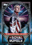 2025 The American Nightmare Cody Rhodes Topps WWE Royal Rumble Exclusive Blue 134/349 #RR-1