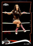 2014 AJ Lee Topps Chrome WWE Diva #1 Monday Night Raw