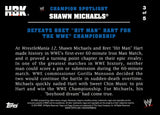 2014 Shawn Michaels Topps Chrome WWE Champion Spotlight #3