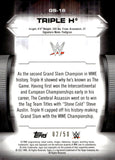 2021 Triple H Topps WWE Undisputed Grand Slam Champions Green 02/50 #GS-16