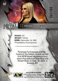 2022 Penelope Ford Upper Deck AEW Metal Universe Precious Metal Gem RED PMG 047/100 #32 AEW