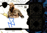 2025 Erik Topps Royalty WWE Royalty Regalia Relic Signatures Autographs Auto 33/99 #RES-ERI Monday Night Raw