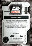 2026 Smugglers Topps Chrome Star Wars Galaxy Mini-Diamonds Refractor #95 Han Solo Chewbacca