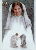 2026 Only Hope Topps Chrome Star Wars Galaxy Mini-Diamonds Refractor #16 Princess Leia R2-D2