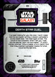 2026 Death Star Duel Topps Chrome Star Wars Galaxy Purple Speckle Refractor 028/125 #85 Darth Vader Obi-Wan Kenobi